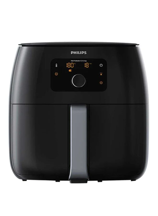 Professional Electric Air Fryer Digital Kitchen Appliance High-Power Cooking (Black, 1.4 L) q79o1