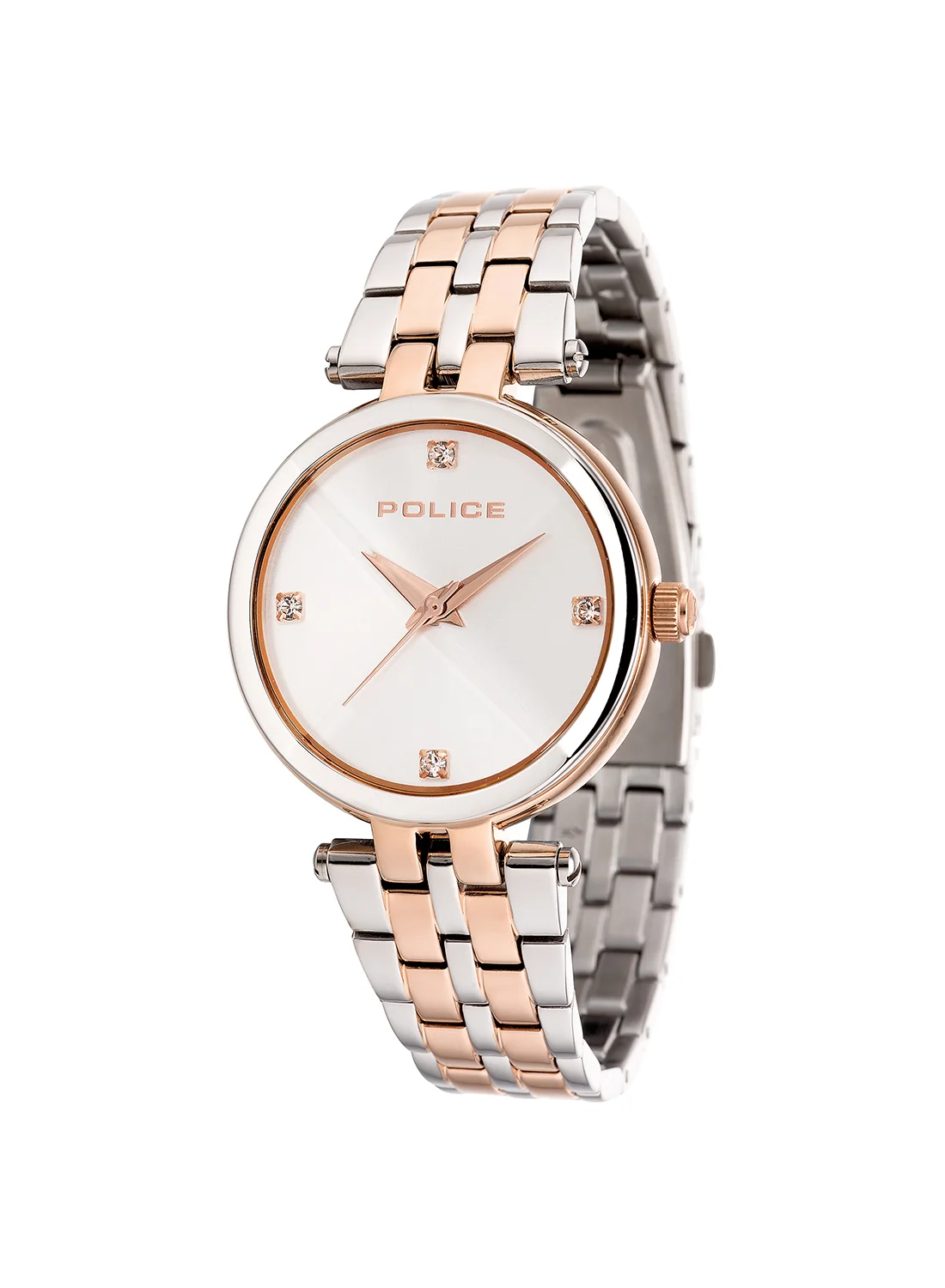 Qurem Stainless Steel Analog Watch for Women Rose Gold and Silver Tone (34mm) 9ieyg