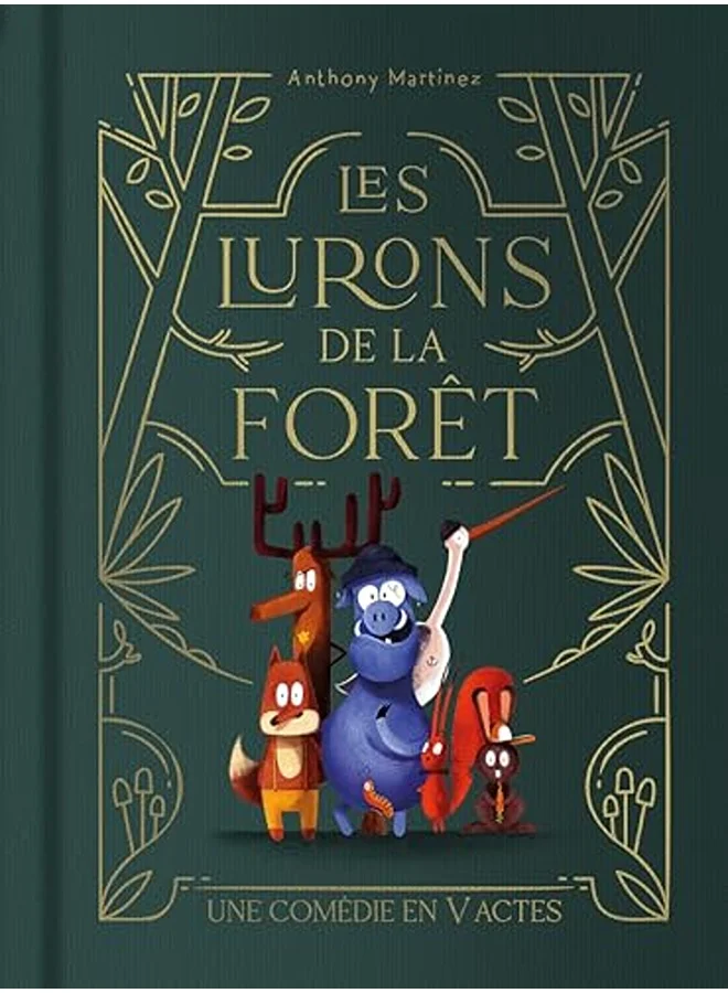Les Lurons De La Foret Premium Decorative Figurine Set (Hand-Painted Resin, 15 cm) 6dmz2