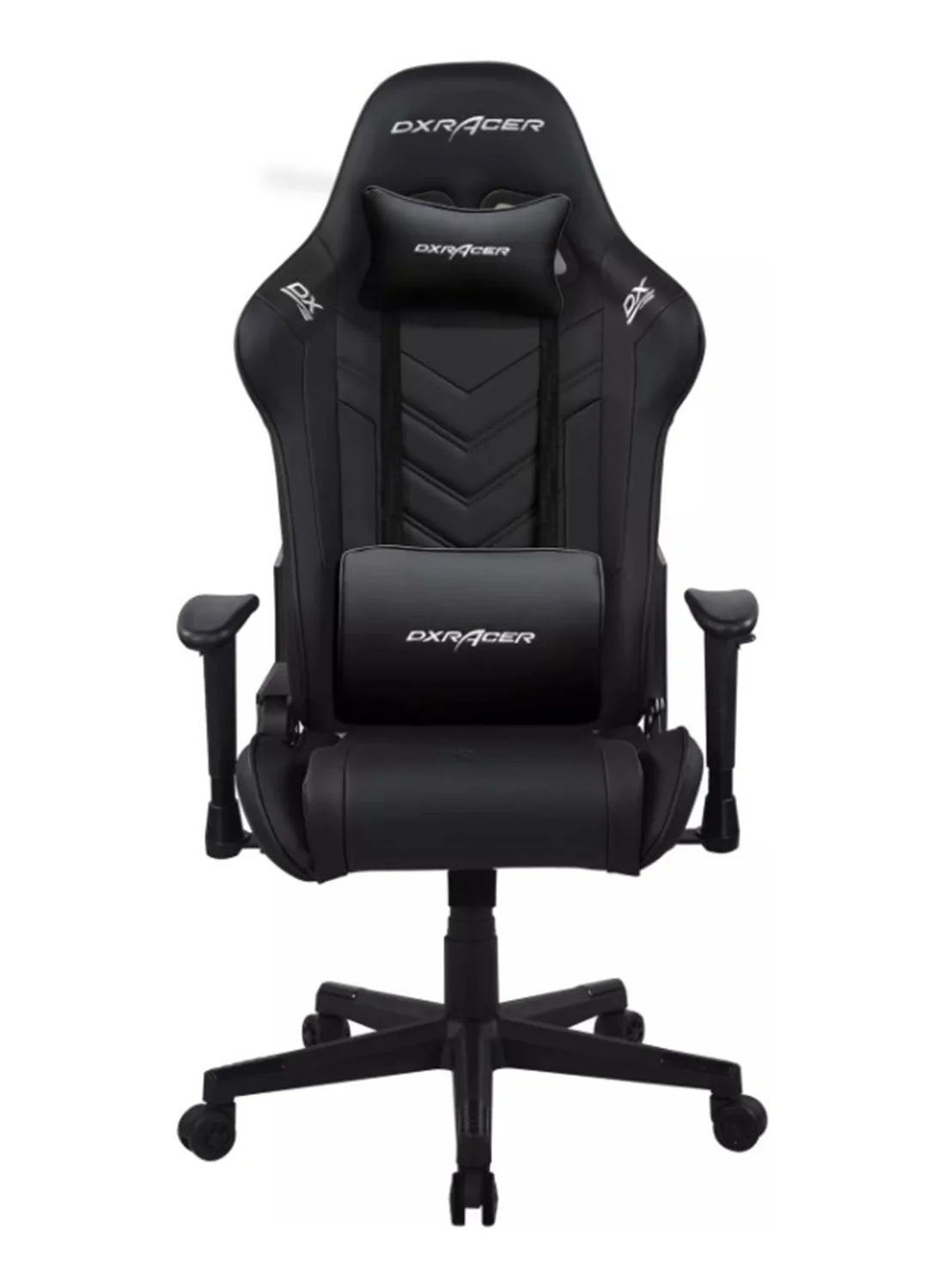Premium Ergonomic Gaming Chair with 1D Adjustable Armrests and Soft Surface (Black) vjdsy