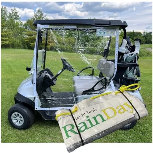 Keyfit Tools Golf Cart Rain Cover Side Panel Door Shield Weather Protection (Universal Fit, 1 Panel) ro871