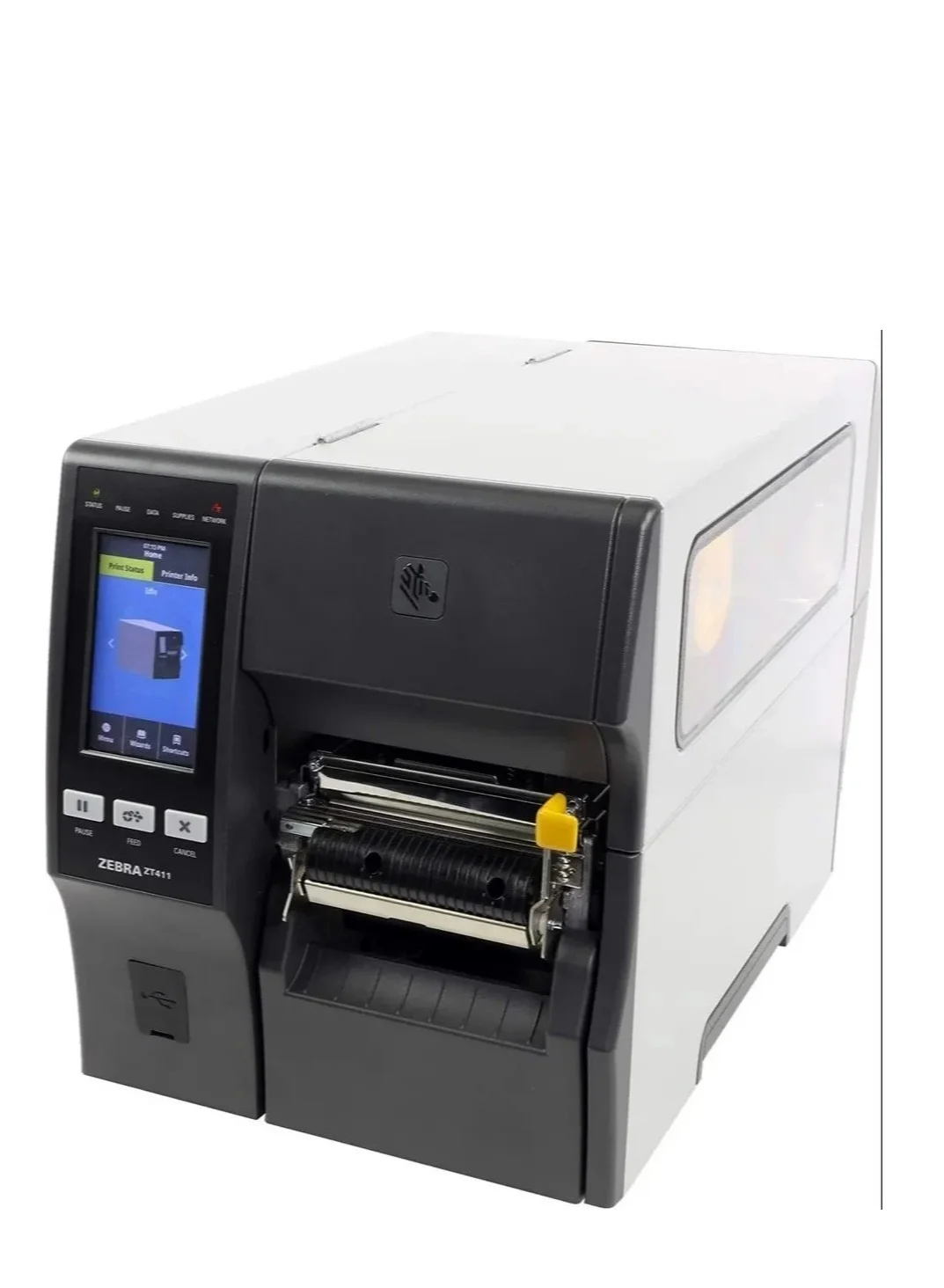 Industrial Thermal Transfer Label Printer 203 dpi High-Speed Printing with Ethernet USB Bluetooth Connectivity (4 inch Print Width) gxsoe