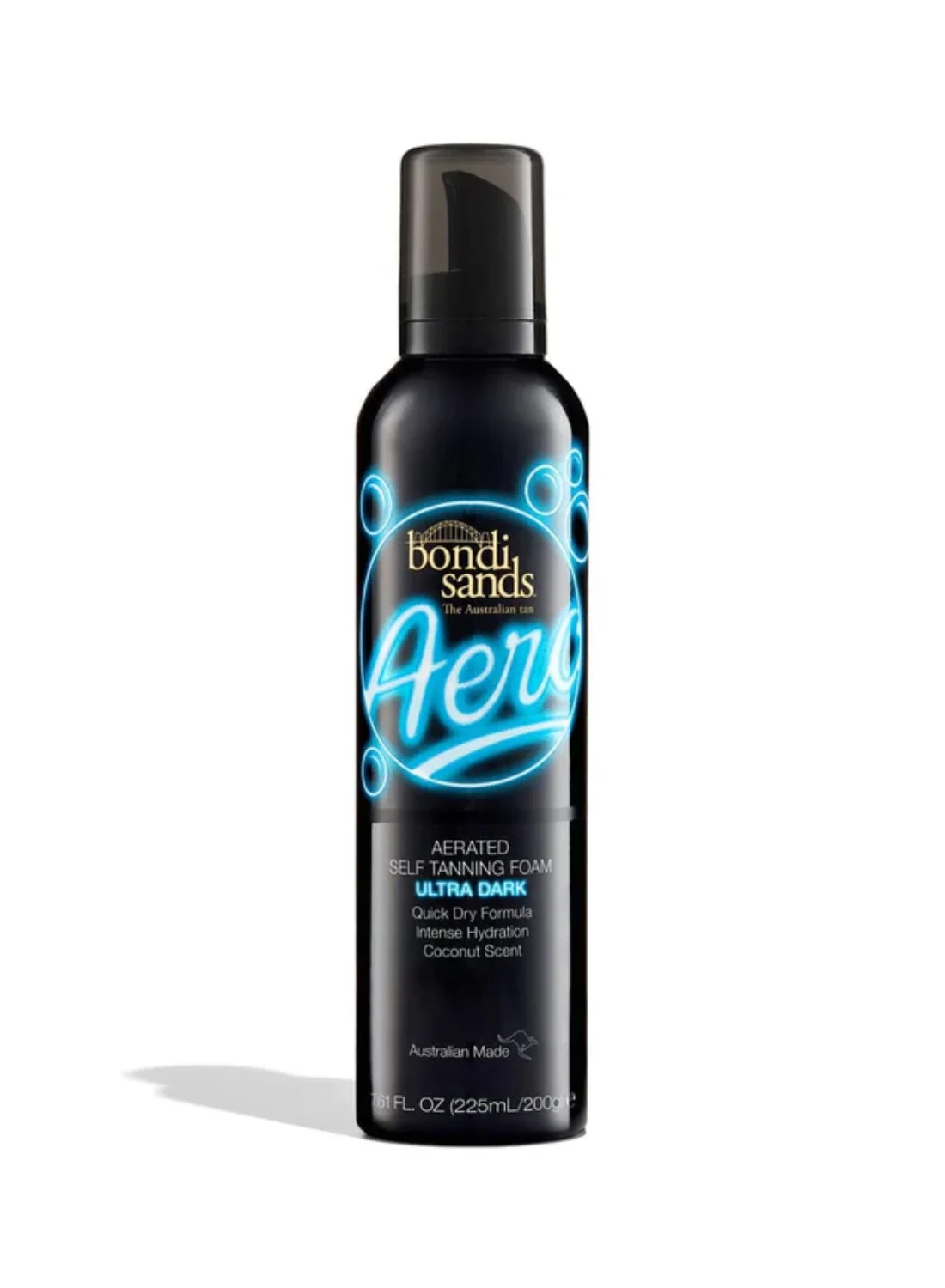 BONDI SANDS Aero Self Tanning Foam Ultra Dark Lightweight Mousse for Deep Bronze Sunless Tan (225 mL) 0amei
