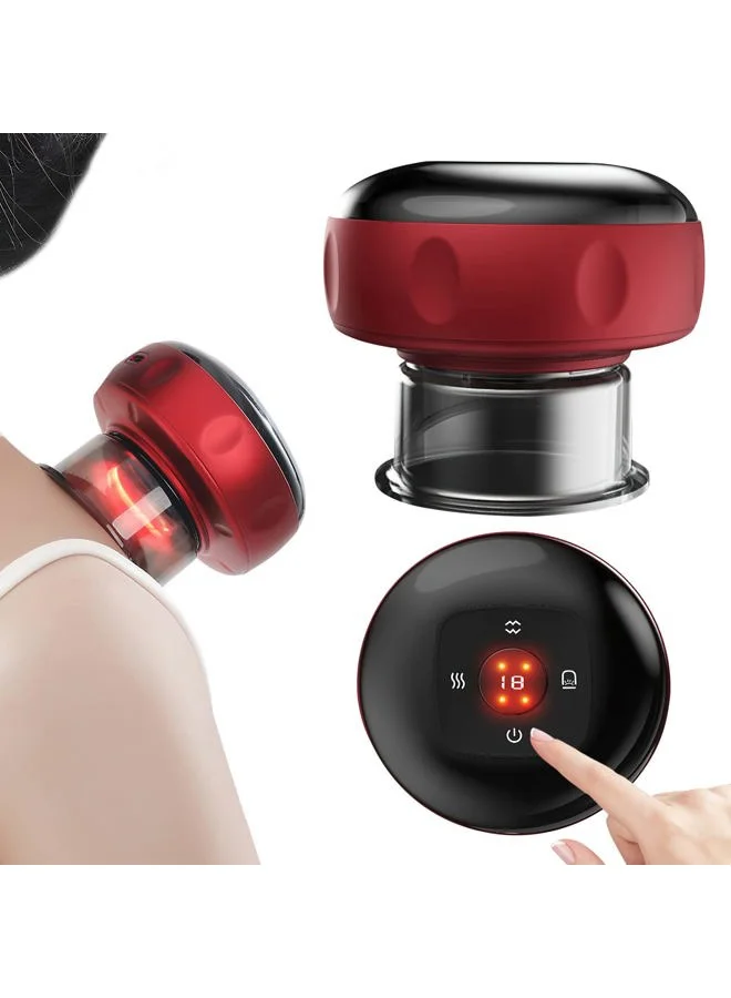 Verycozy Electric Cupping Therapy Set 3-in-1 Massager with 12 Modes for Muscle Recovery and Relaxation (1 Unit) 5ar3f