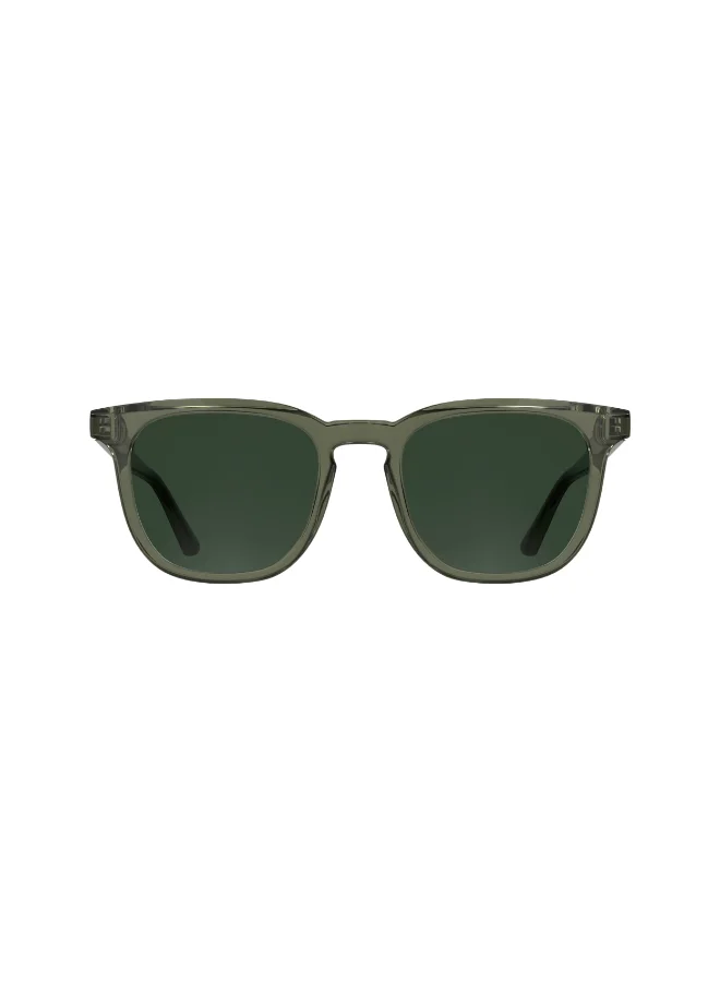 Premium Full Rim Injected Sunglasses Transparent Khaki (54mm Lens Width) 9o6ir