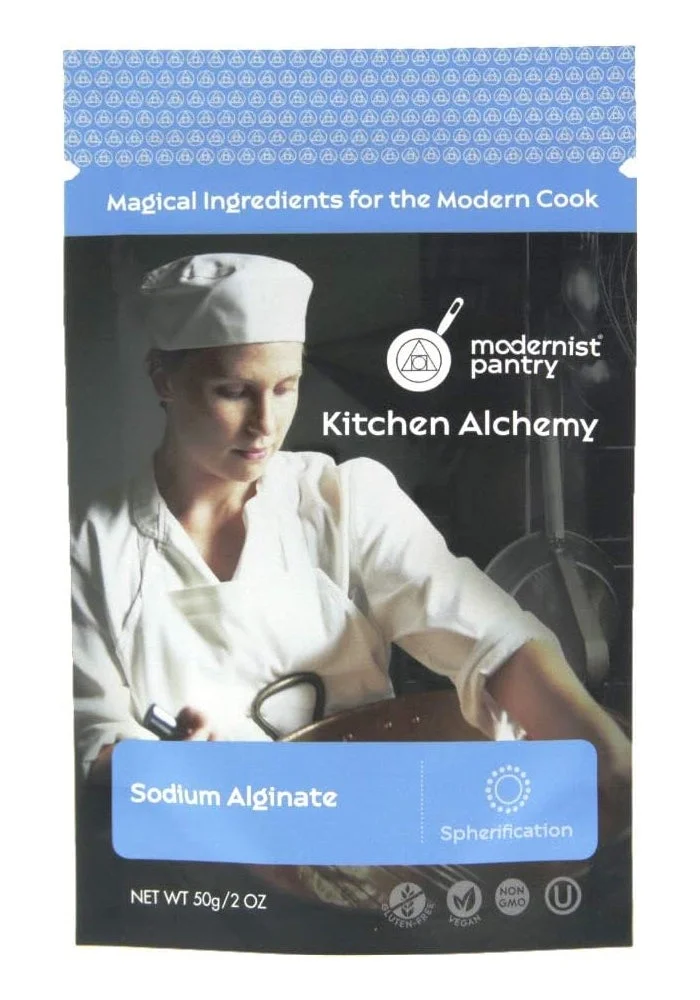 Modernist Pantry Pure Sodium Alginate Powder for Molecular Gastronomy (50g) ansa8