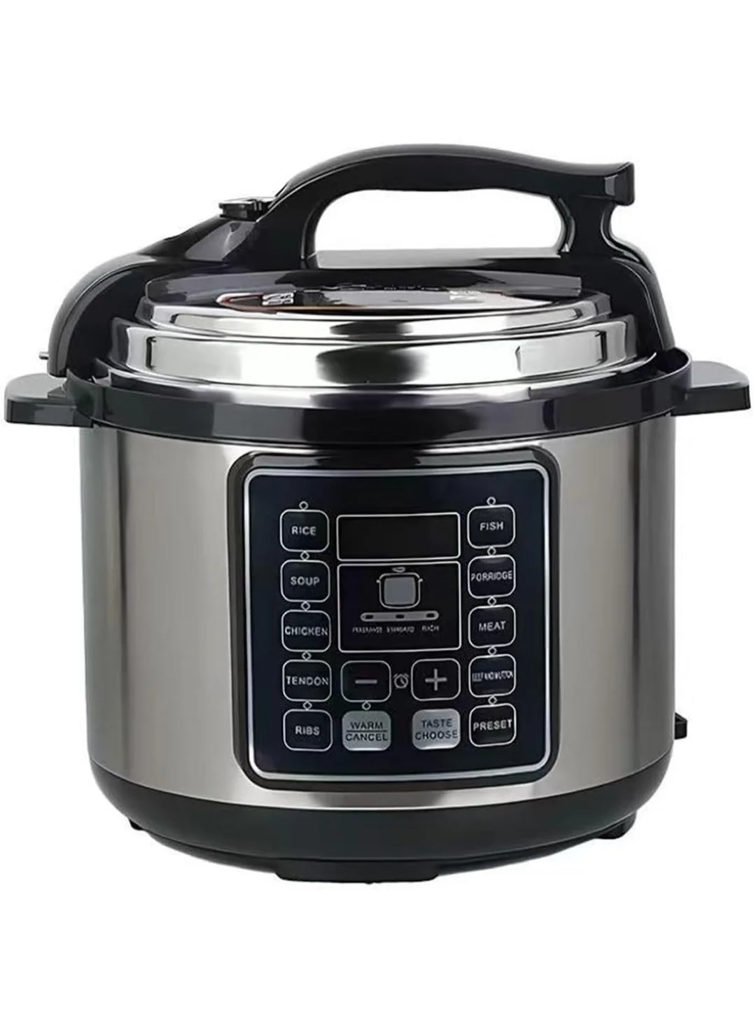 Olympia 10-in-1 Electric Pressure Cooker Multi-Functional Kitchen Appliance Stainless Steel (8L, 1200W) vhbzv