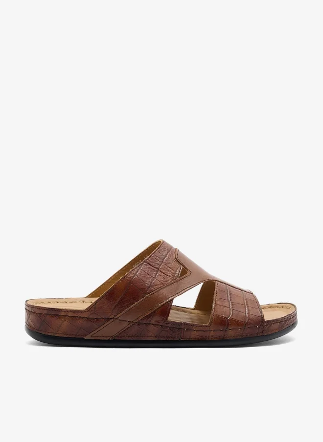 Comfort Plus Traditional Arabic Sandals Premium Leather Footwear for Men 8bcsp