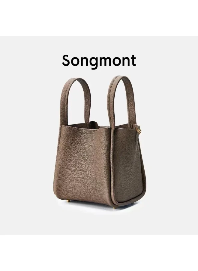 Songmont Mountain Pine Tote Bag Premium Leather Handbag for Women (Medium, Green) qxy3v