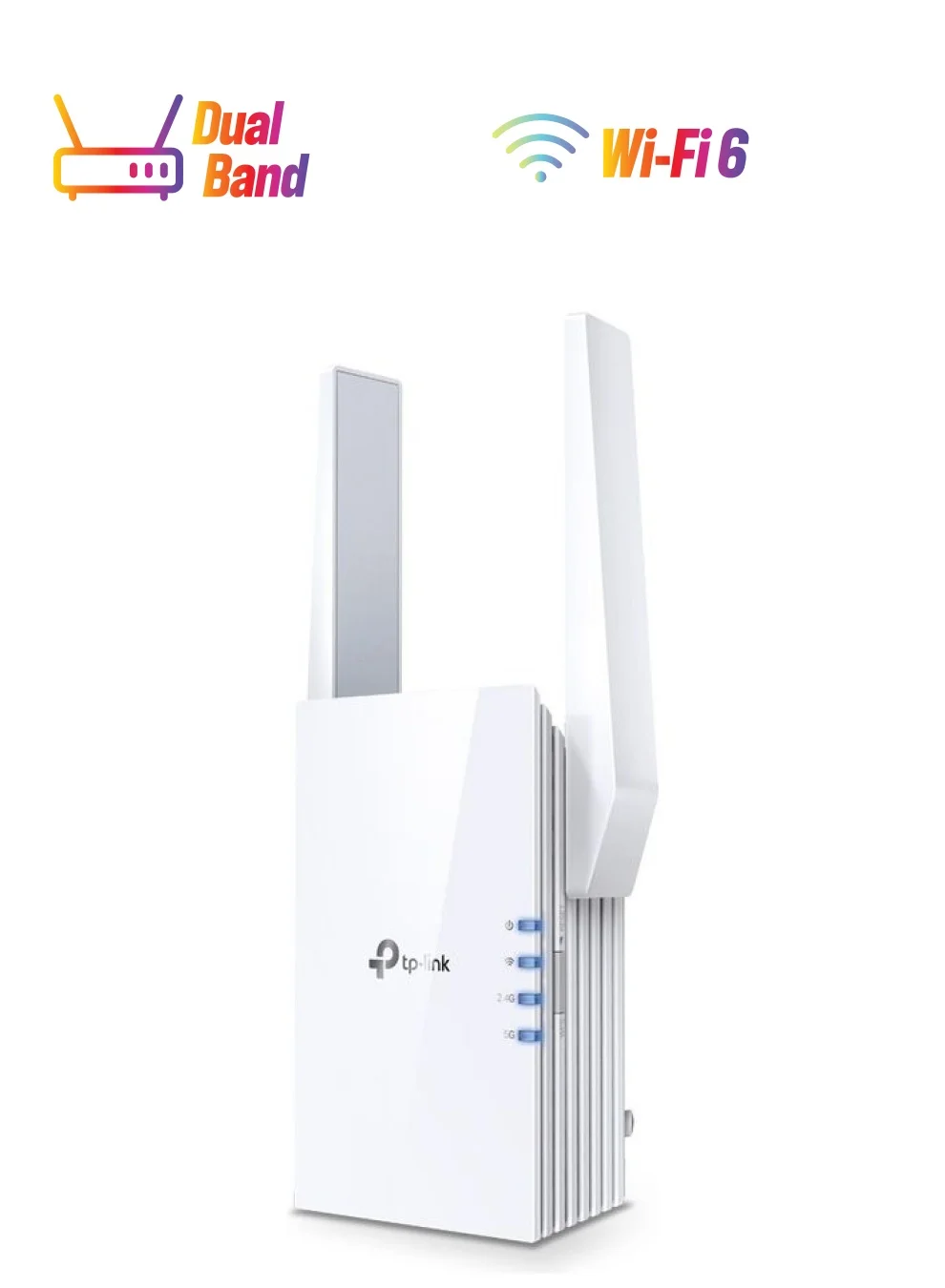 Premium AX3000 Mesh Wi-Fi 6 Range Extender High-Speed Wireless Signal Booster (White) fkii9