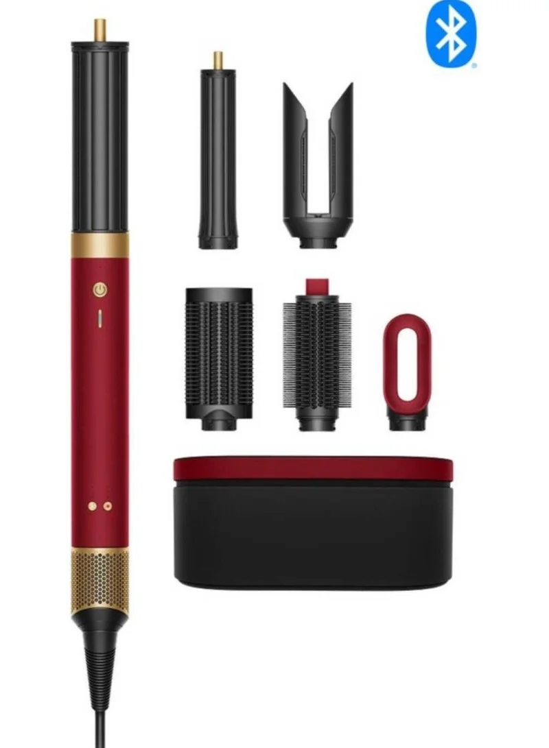 High-Speed Ionic Multi-Styler and Hair Dryer Professional Salon Tool for Straight and Wavy Styles (Red, 1 Unit) i75qe