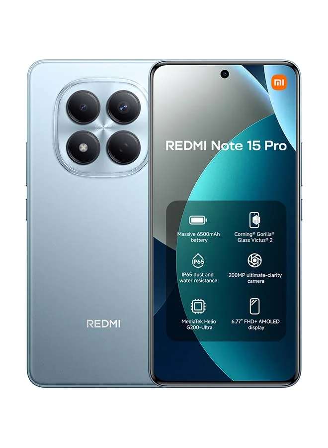 Premium Smartphone 6.77-inch Display 8GB RAM 256GB Storage Dual SIM 4G Glacier Blue (8GB RAM, 256GB) dkn2q