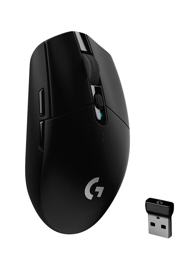 Premium Wireless Gaming Mouse High-Precision Optical Sensor Ergonomic Lightweight Design with 6 Programmable Buttons (Black) zfk3a