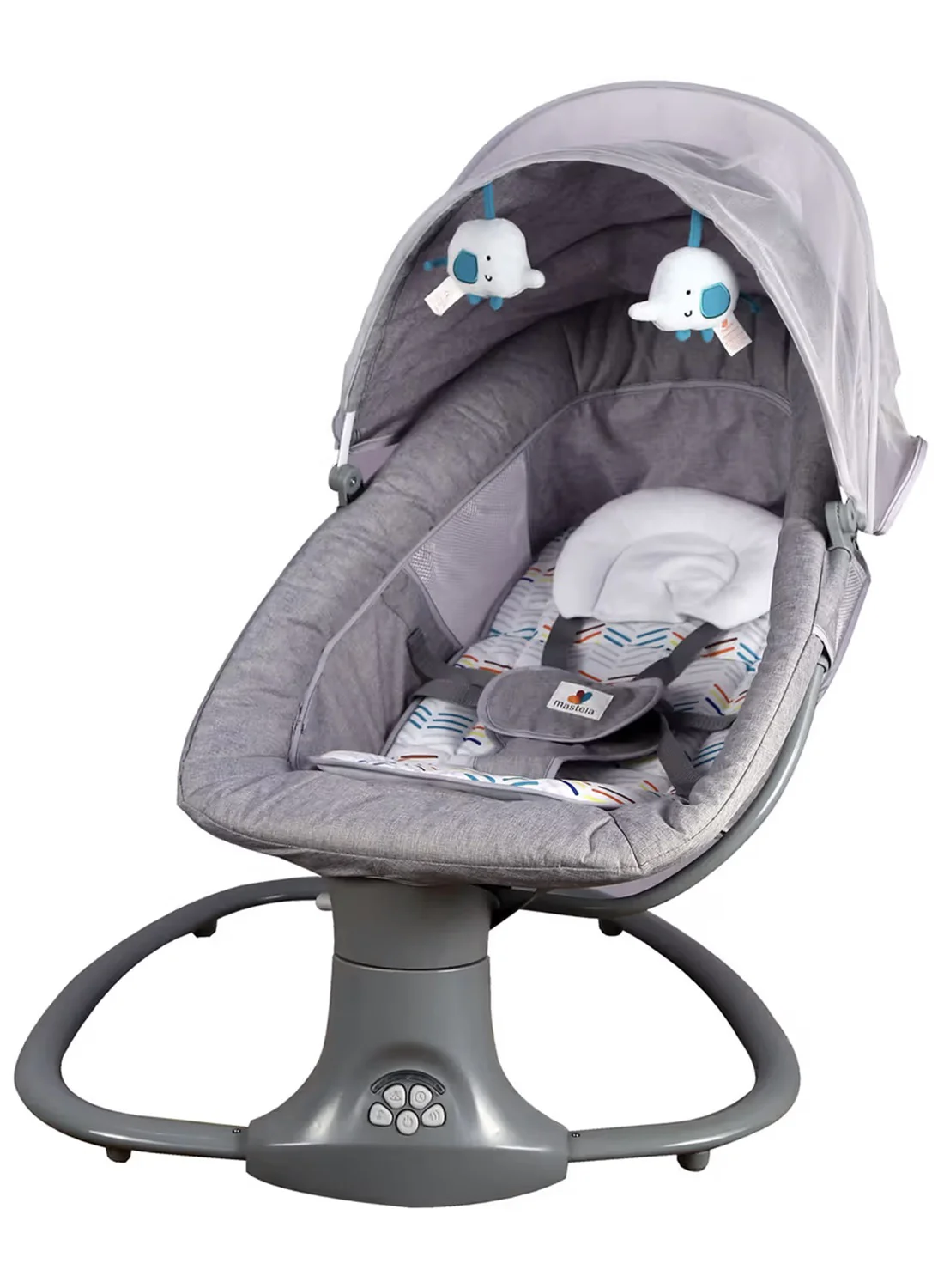 Mastela 3-in-1 Deluxe Baby Bassinet Multi-Functional Rocker Sleeper with Music and Vibration (Newborn) 17mxj