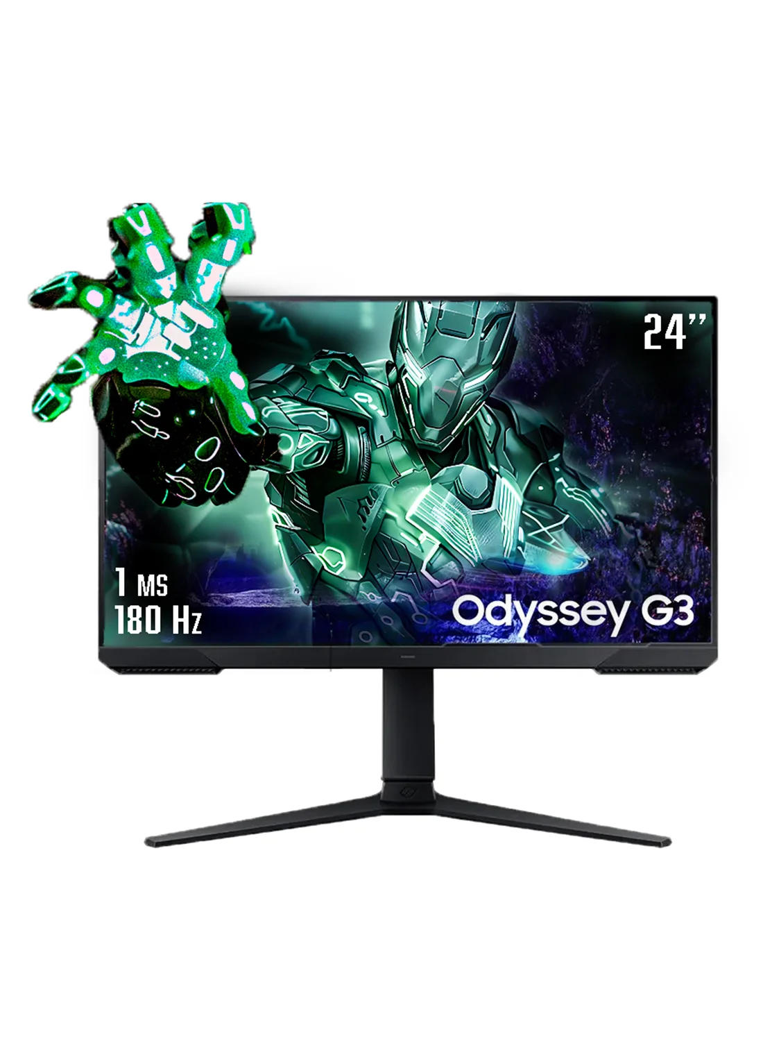 Ultra-HD 24-inch FHD Gaming Monitor (1920x1080) 180Hz 1ms Response Time Borderless Display (Black, 24-inch) 2w440