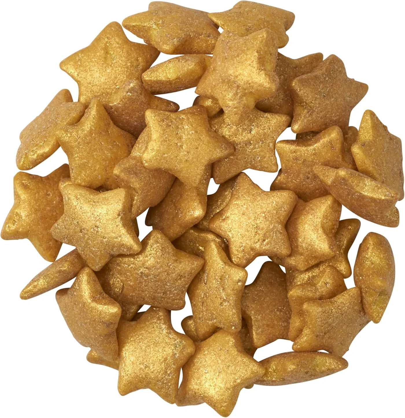 Premium Gold Star Edible Cake Sprinkles and Cupcake Decorations (Gold, 524 g) 7j4wv