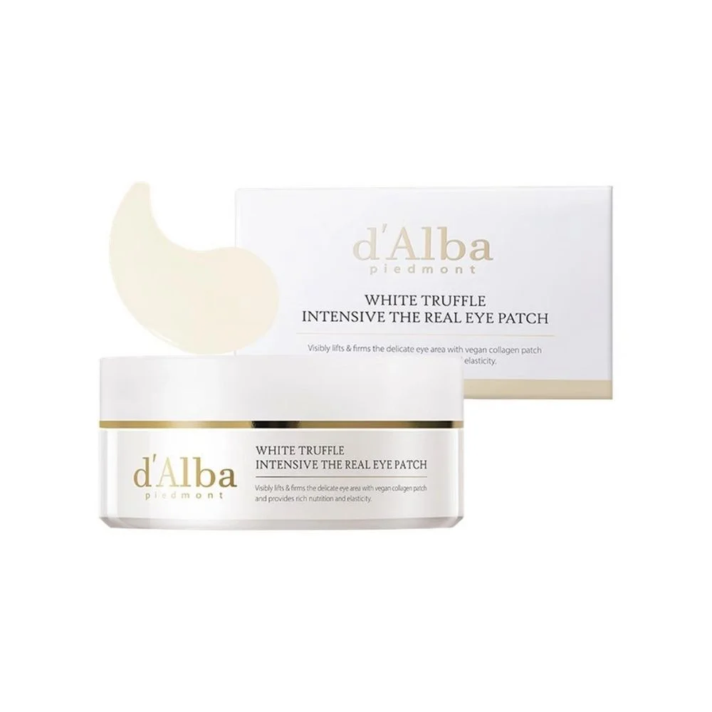 d'Alba White Truffle Intensive Eye Patch Premium Hydrating Skincare Treatment (White, 90g) d8wdq