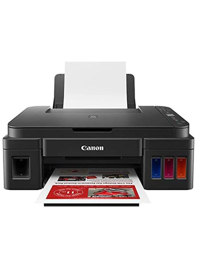 Premium All-in-One Ink Tank Printer, High-Yield Printing, Copy and Scan, A4 Document Support (Black) qqg3m
