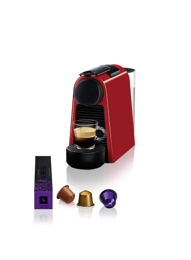 Compact Coffee Machine Premium Espresso Maker 1310W High-Pressure Extraction (Red, 0.6 L) 6w74v