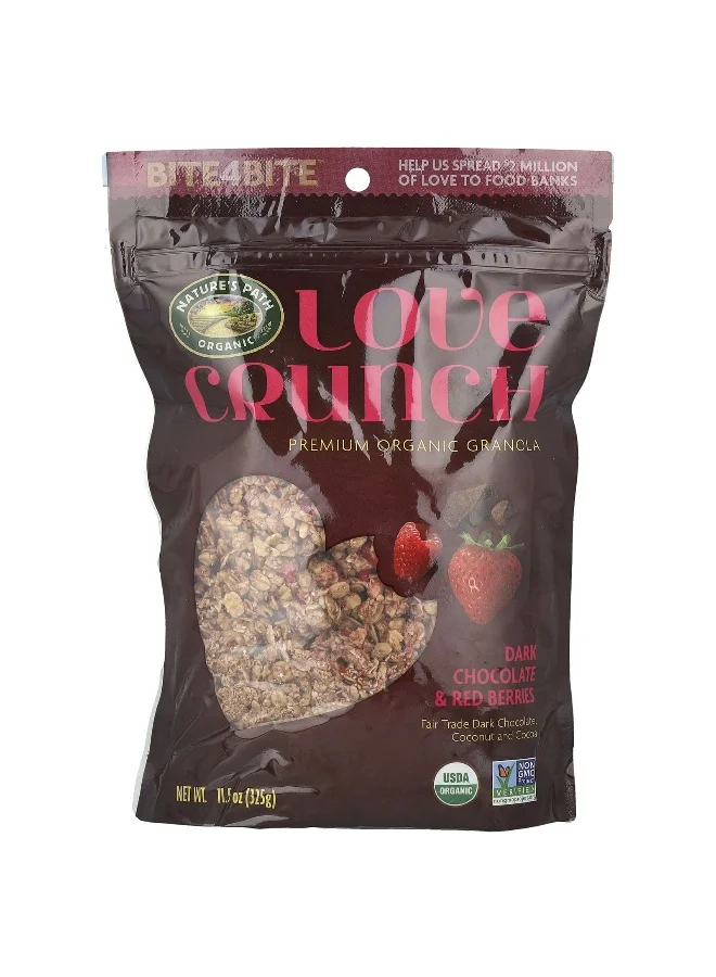 Nature's Path Organic Granola Dark Chocolate and Red Berries Premium Breakfast Cereal (325 g) mvylc