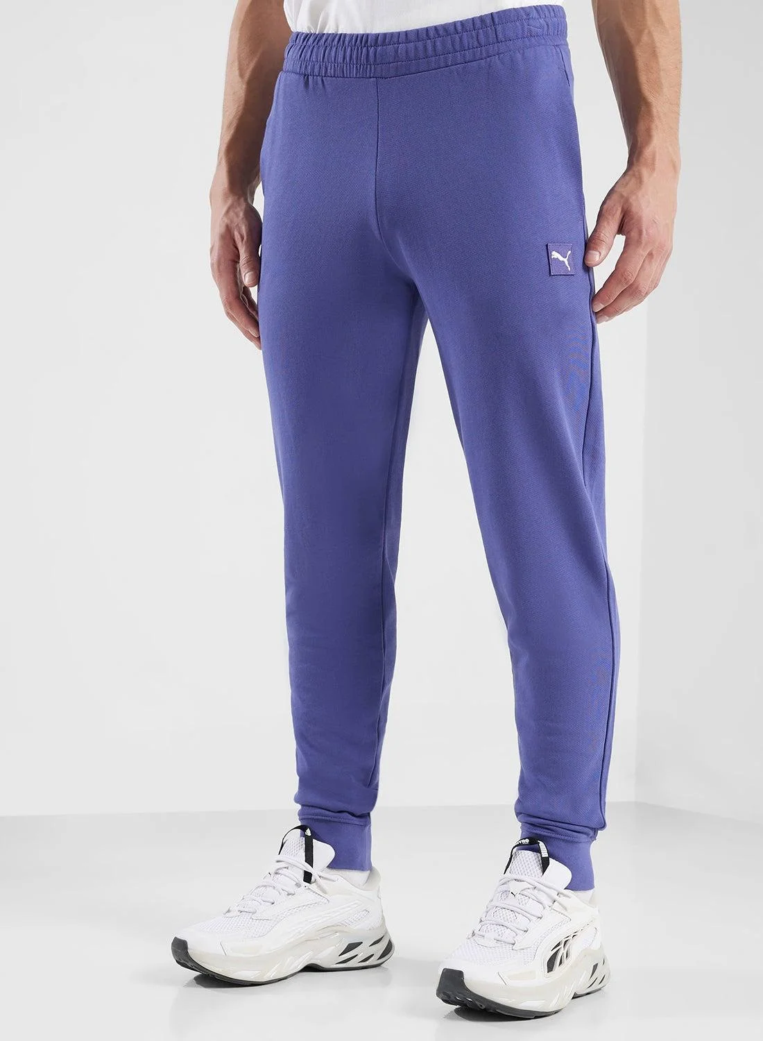 Sport Essential Elevated Logo Sweatpants Premium Cotton Blend Athletic Joggers for Men (Black, Large) 0uvq5