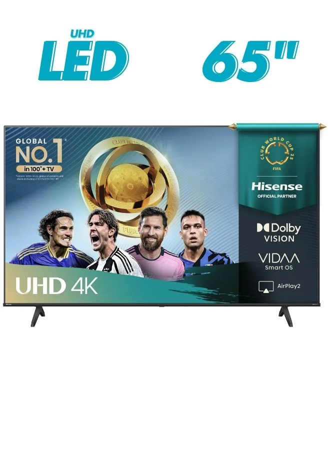 Premium 65-Inch 4K UHD Smart LED TV with Dolby Vision and Game Mode Plus (Black, 165 cm) ok16e