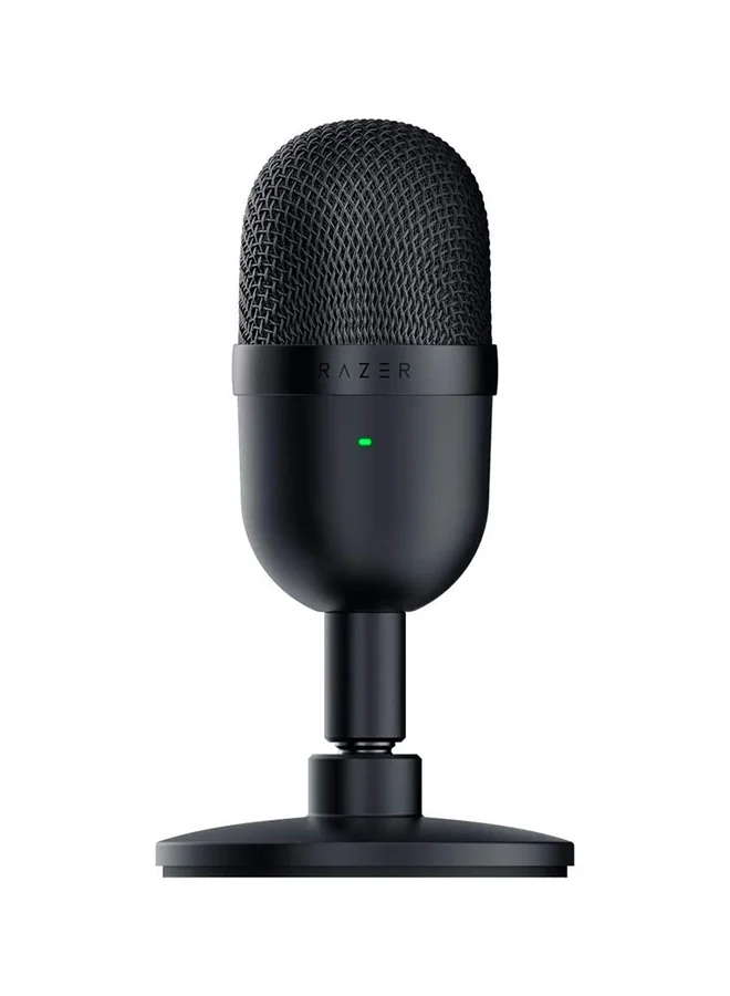 Premium Ultra-Compact Condenser Microphone Professional Supercardioid Recording Mic for Streaming and Podcasting (Black) e358r