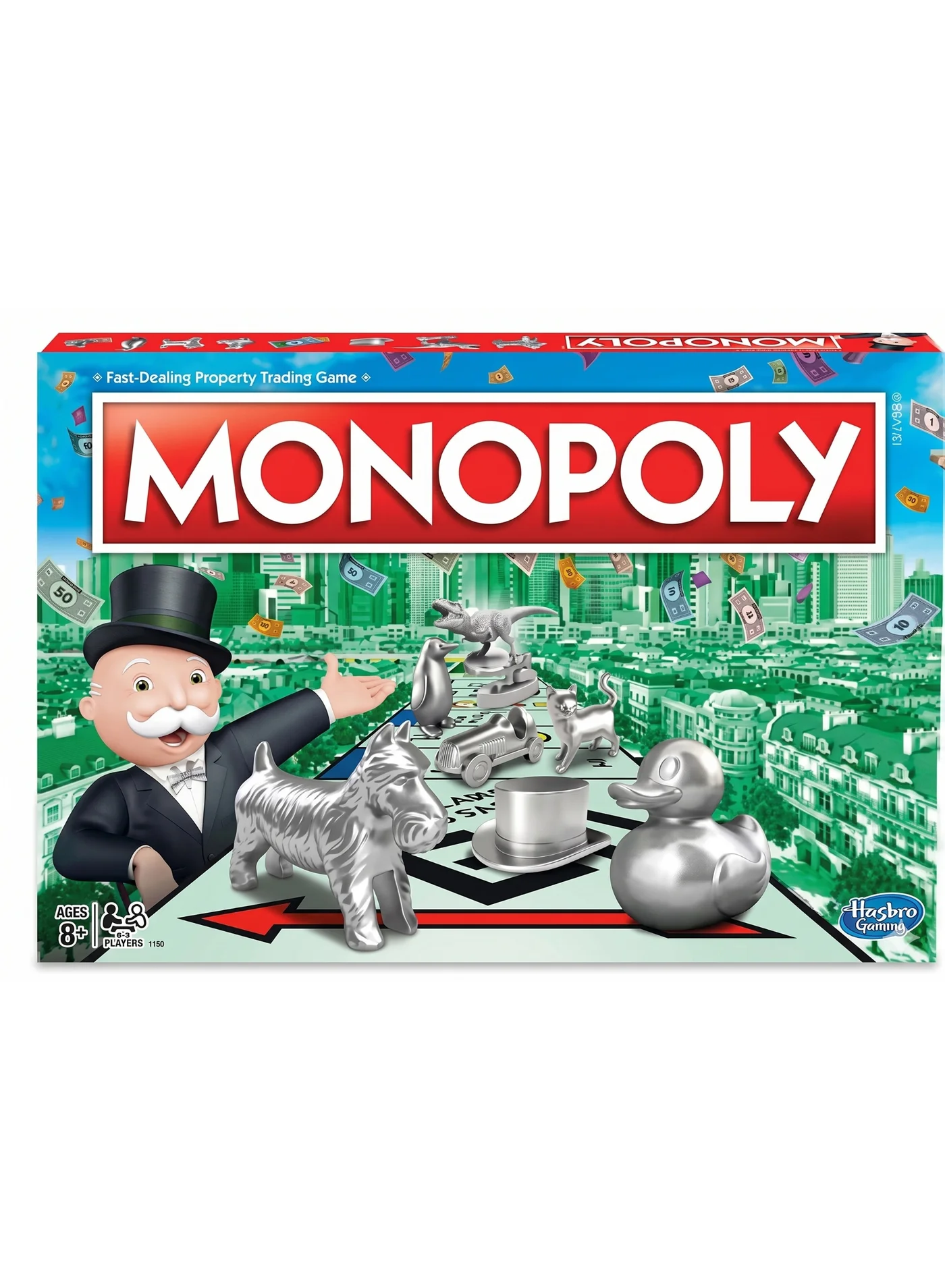 Classic Property Trading Board Game (Arabic Edition) Premium Family Strategy Game for Kids and Adults tpm7n
