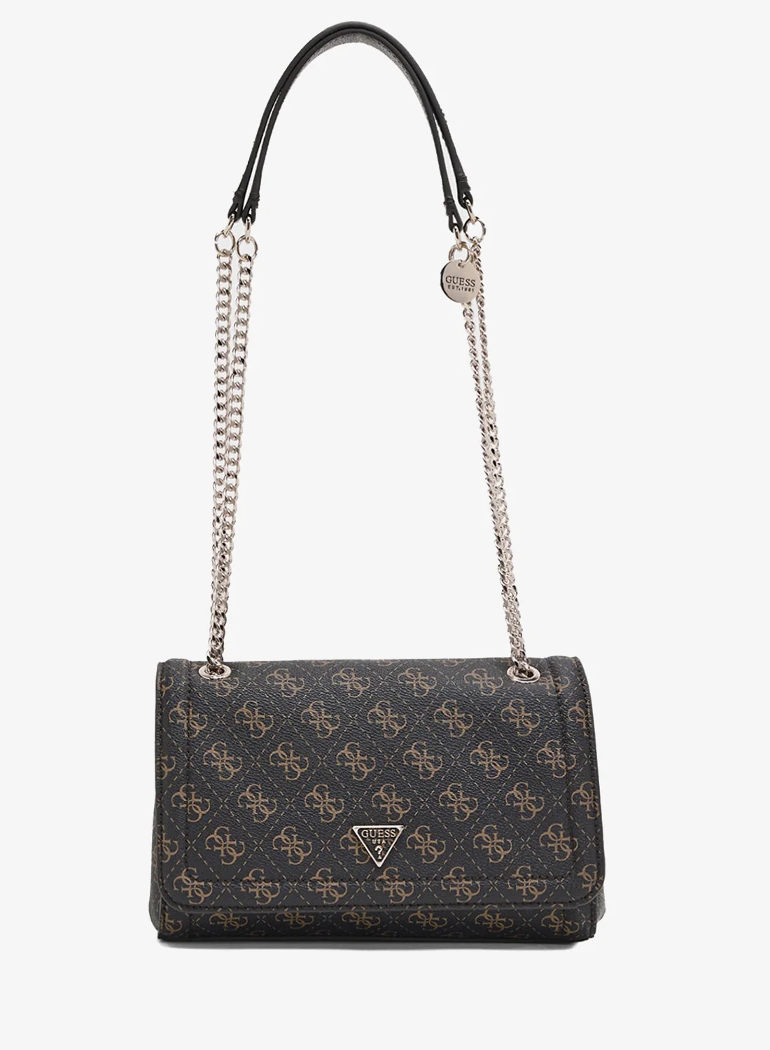Premium Logo Detail Zip Through Crossbody Bag (Elegant Style for Women) e3v44