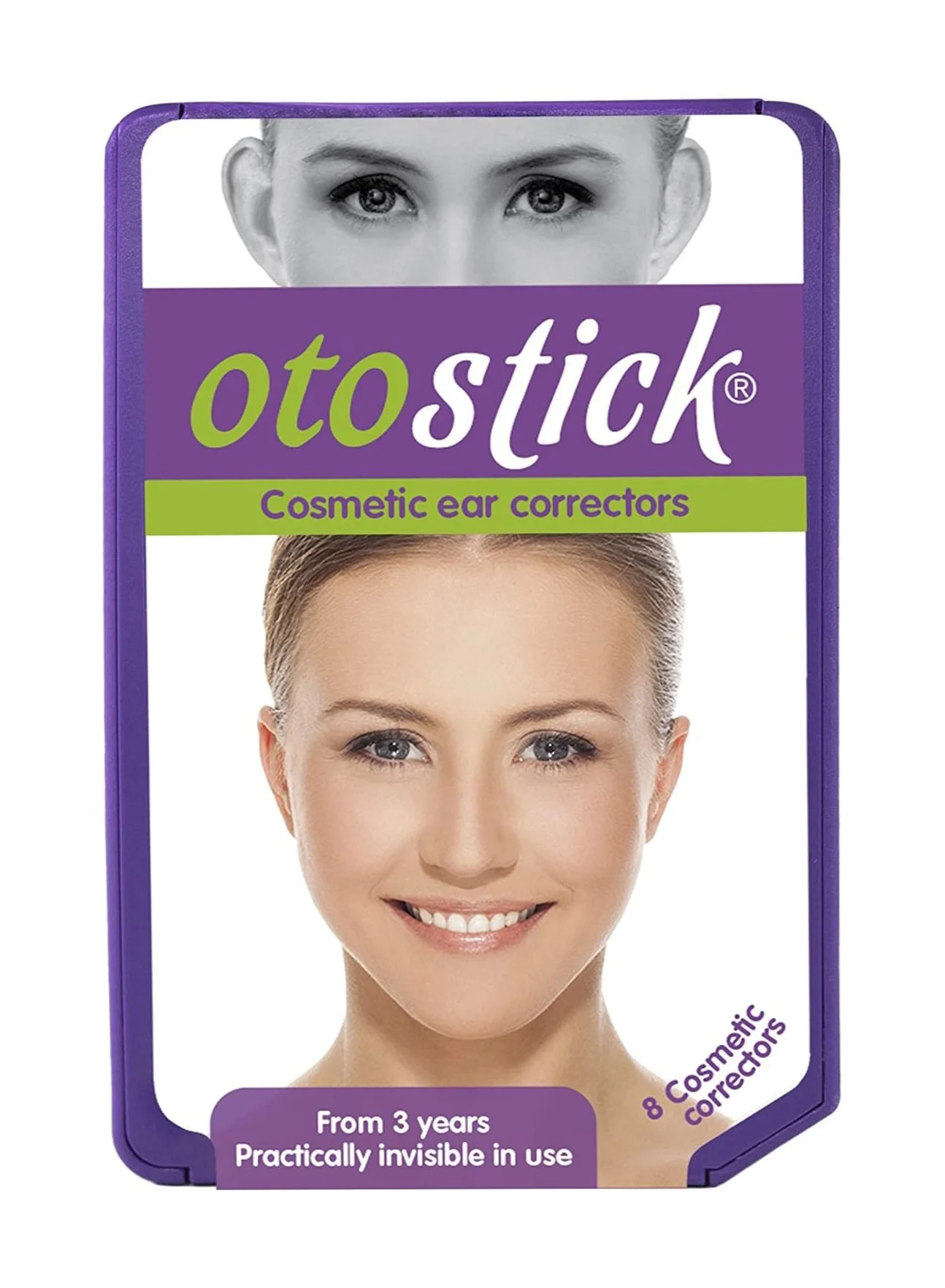 Otostick Cosmetic Ear Corrector for Prominent Ears, Invisible Silicone Adhesive Strips (8 Units) 525ld