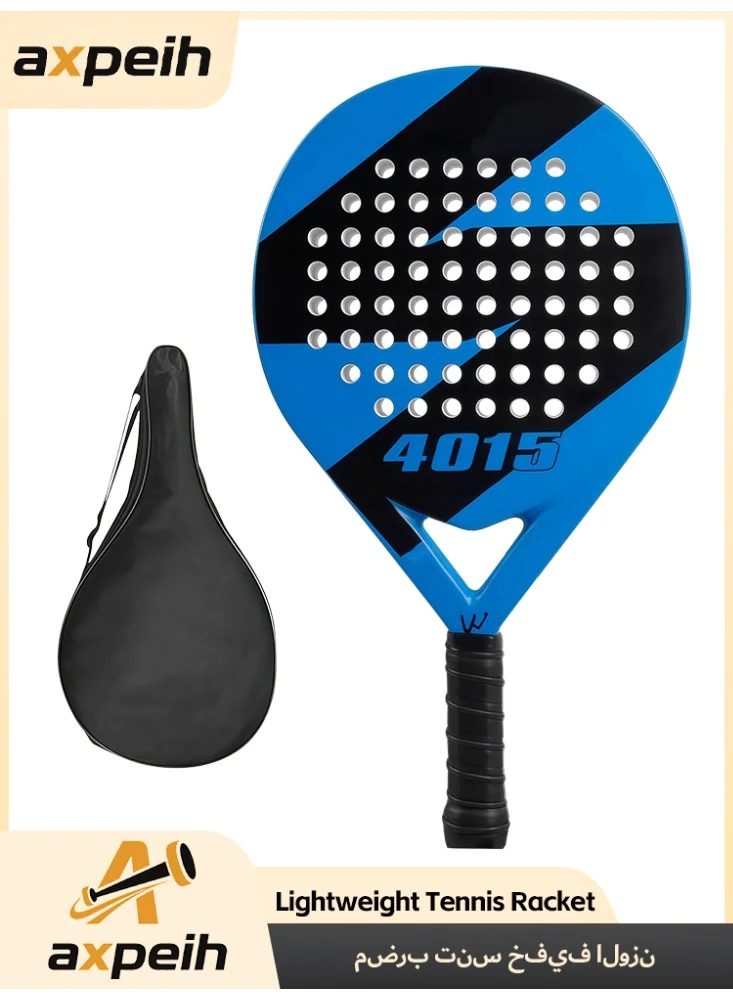 CAMEWIN Padel Tennis Racket Professional Fiberglass Carbon Fiber Paddle Racquet with Cover Bag (Standard Size) t2m8k