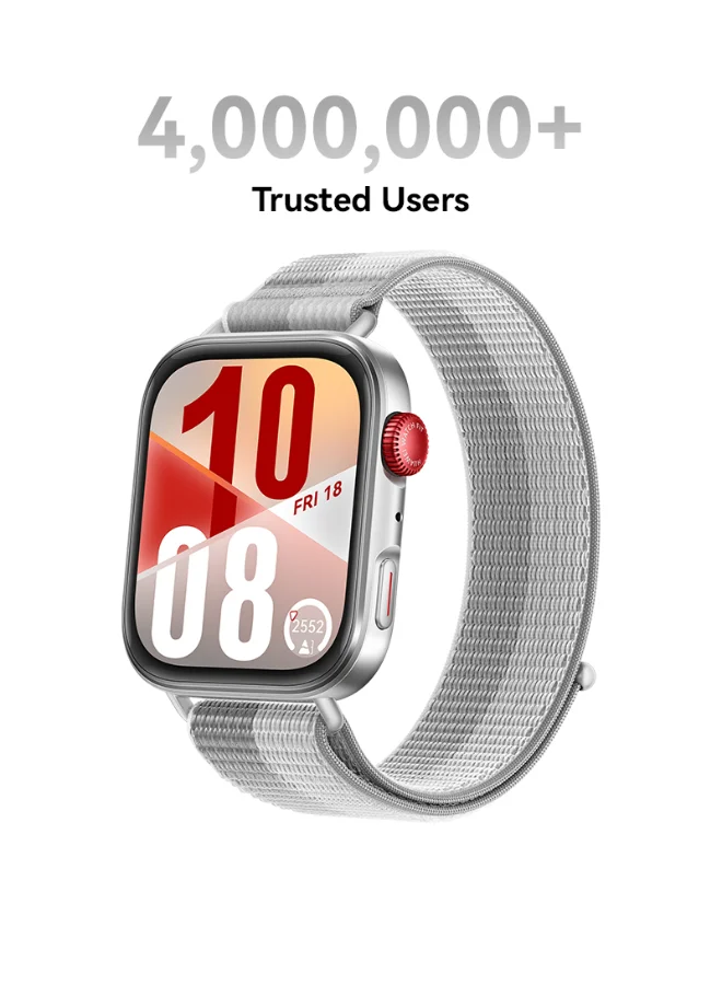 Smart FIT4 Fitness Smartwatch 1.82-inch AMOLED Display Heart Rate and Sleep Tracker (Grey) 297m2