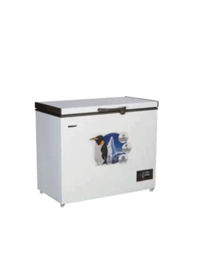 OSCAR Chest Freezer 150L Single Door Energy Efficient Deep Freezer with LED Light and Wheels (150L) nr3bj
