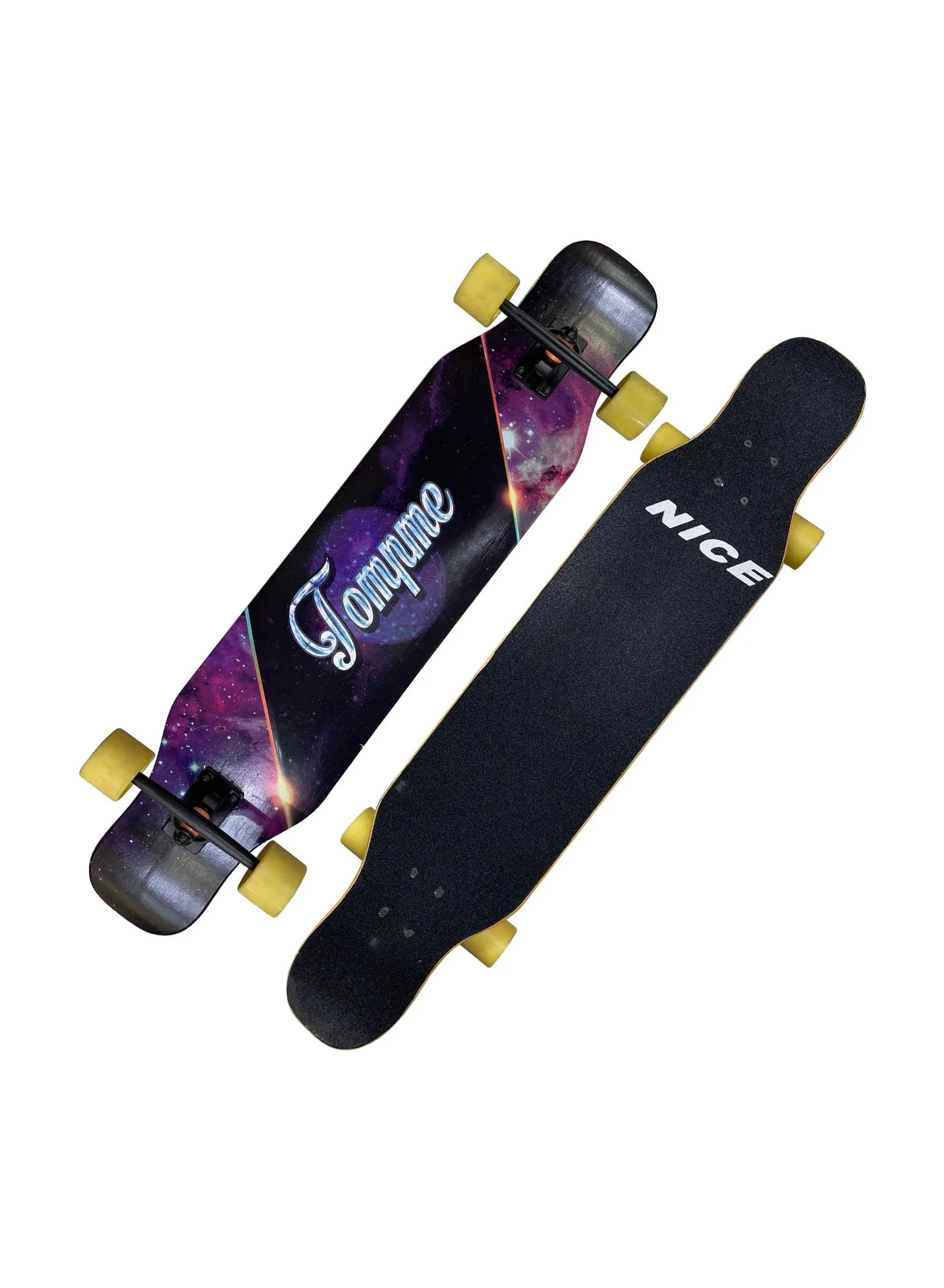 Spall Standard Maple Skateboard Double Kick Concave Cruiser Board for Beginners and Teens (31 inch) 9qa3l