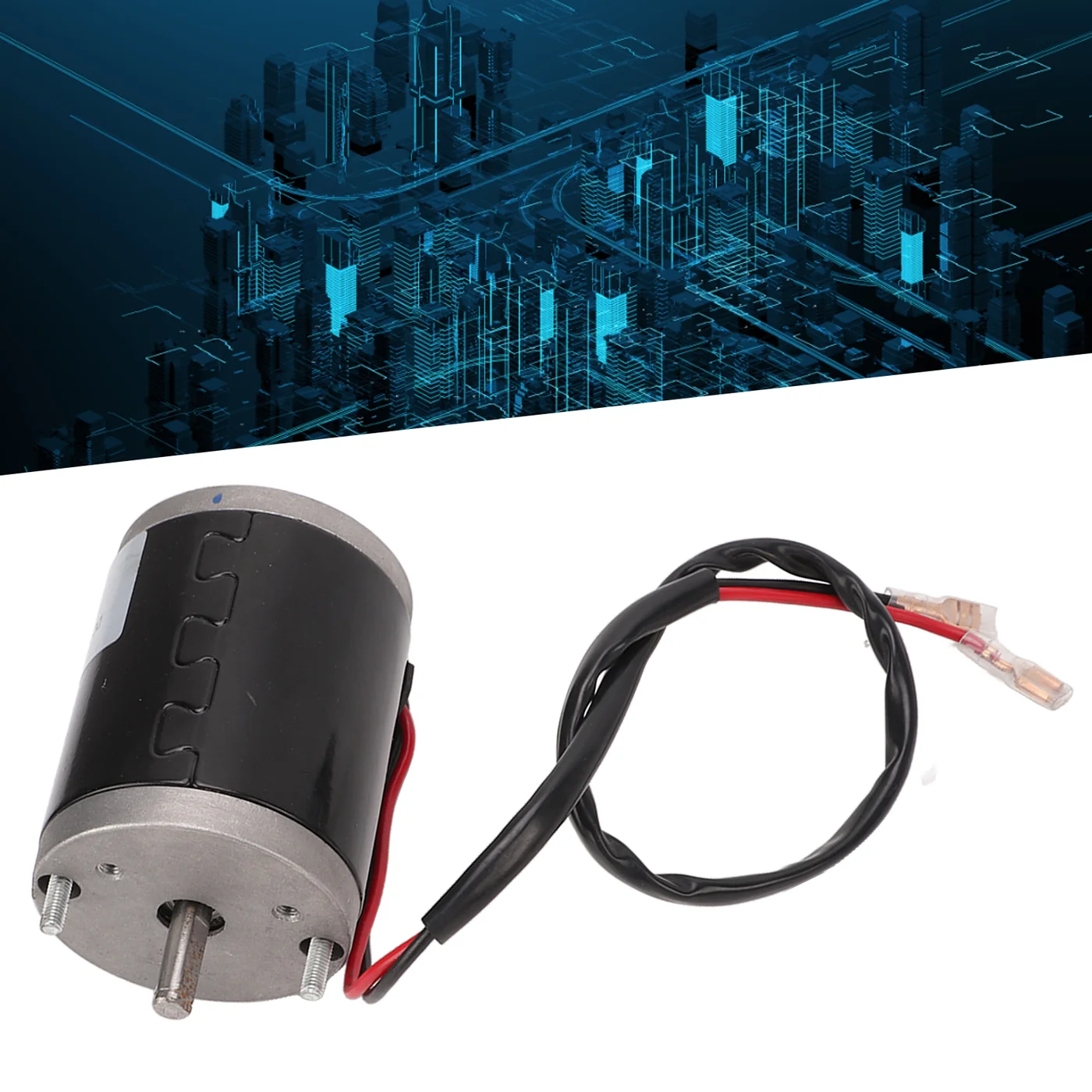 Premium 12V 120W High Speed Brushed Motor 5000RPM with D Shaft for Electric Scooters and DIY Generators zc906