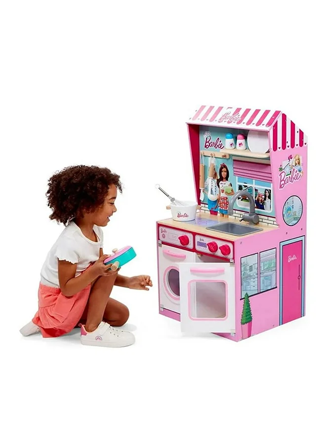 Klein Toys 2-In-1 Kitchen and Dollhouse Playset Premium Interactive Role Play Activity Center for Kids (Multicolor, 1 Set) 9nxkc