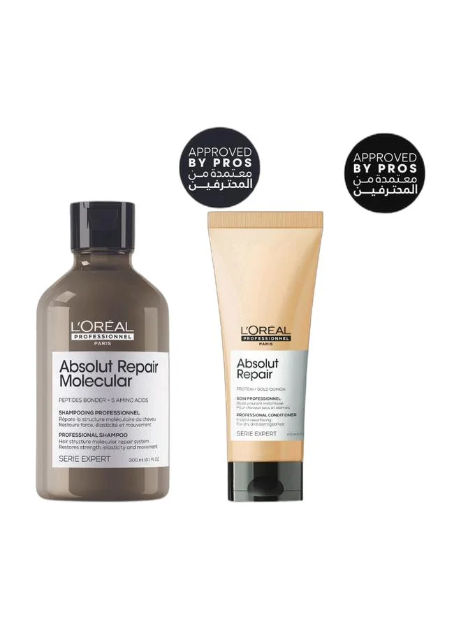 Premium Hair Repair Nourishing Combo Set (For Damaged Hair, 250 mL) owzp5