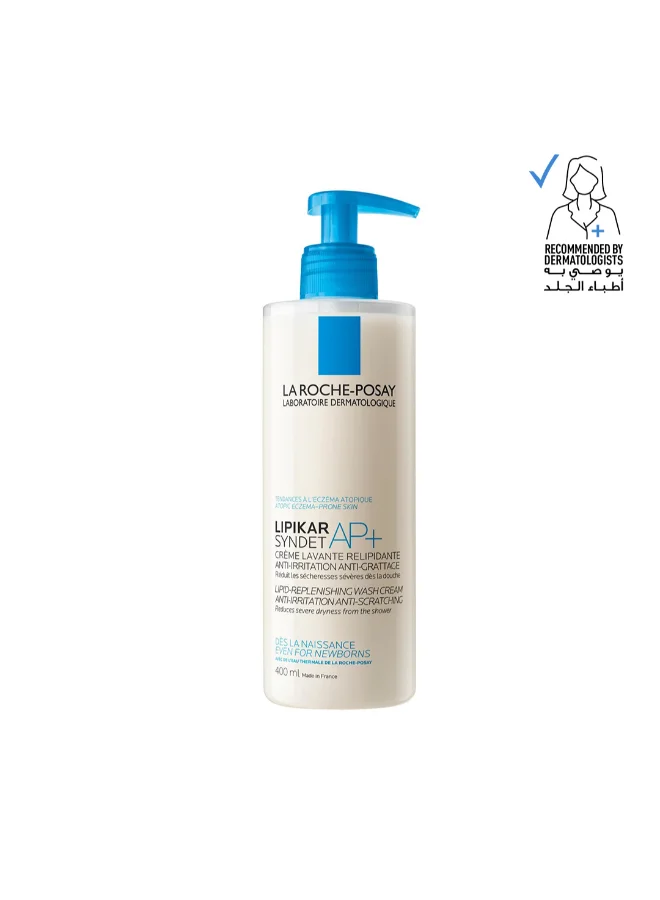 La Roche-Posay Lipikar Syndet AP+ Gentle Body Wash for Dry and Eczema-Prone Skin (400 mL) alpum