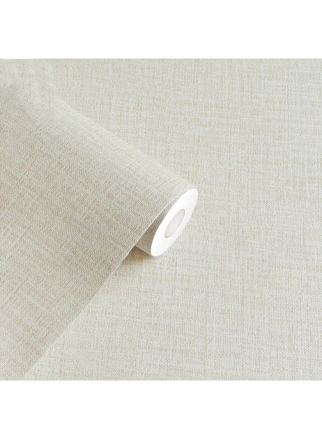 Anna Solid Color PVC Self-Adhesive Wallpaper Waterproof Decorative Wall Covering for Bedroom and Living Room (40cm x 10m) wnloh