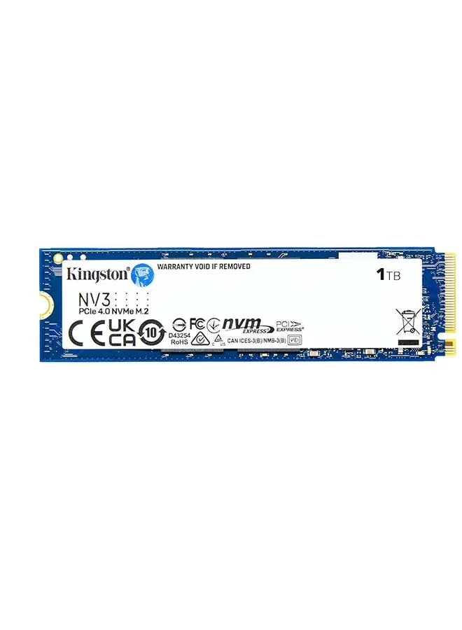 Kingston NV3 M.2 2280 NVMe PCIe 4.0 Internal SSD High-Speed Storage Drive (1TB) fr99x