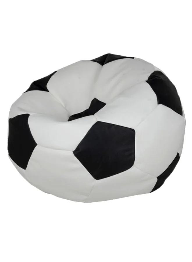 Relaxsit Football Bean Bag Chair Premium Fabric Seating for Kids and Teens (Multicolour, 80x50cm) 6utpb