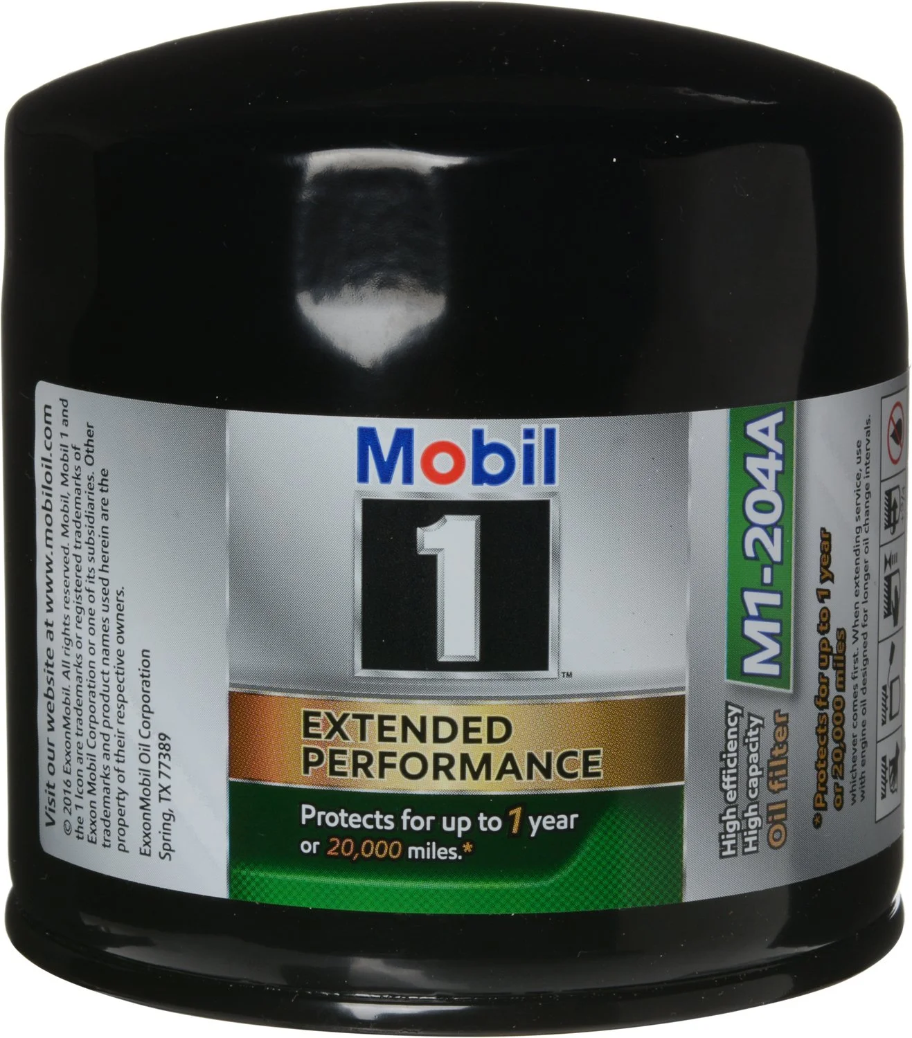 Premium Extended Performance Oil Filter for Automotive Engines (High-Efficiency Filtration, 1-Pack) of8gh