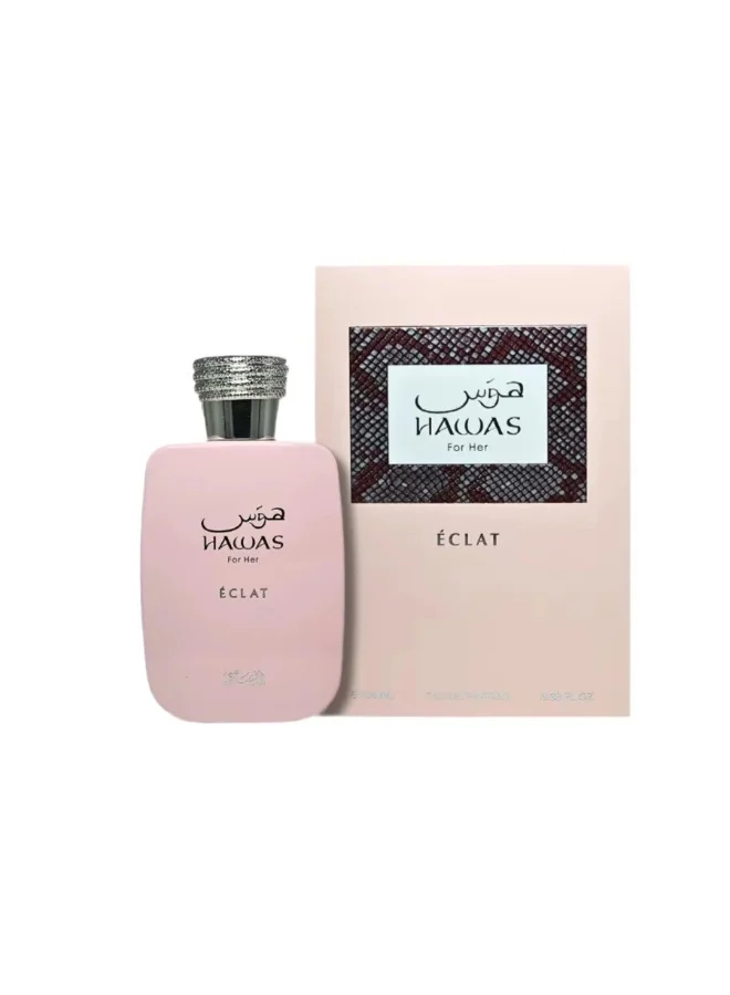 Rasasi Hawas Eclat For Her Eau de Parfum Premium Long-lasting Floral Fragrance (100 mL) vqc41