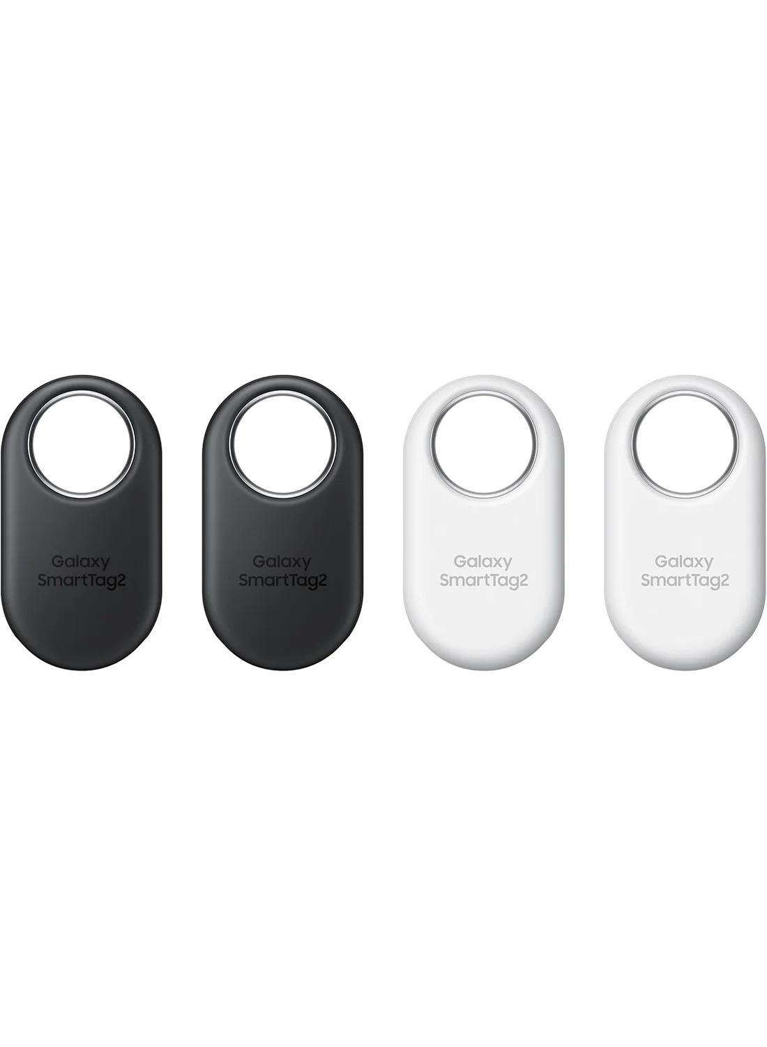 Ultra-HD Bluetooth Item Tracker Locator Set (4-Pack, 2-Black, 2-White) pmmjr