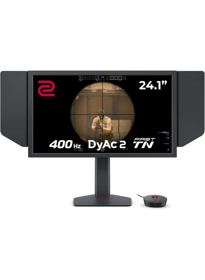 Premium Esports Gaming Monitor 24-inch 400Hz FHD 1080p Fast TN Display with Motion Clarity Technology (Black, 24-inch) t6n46
