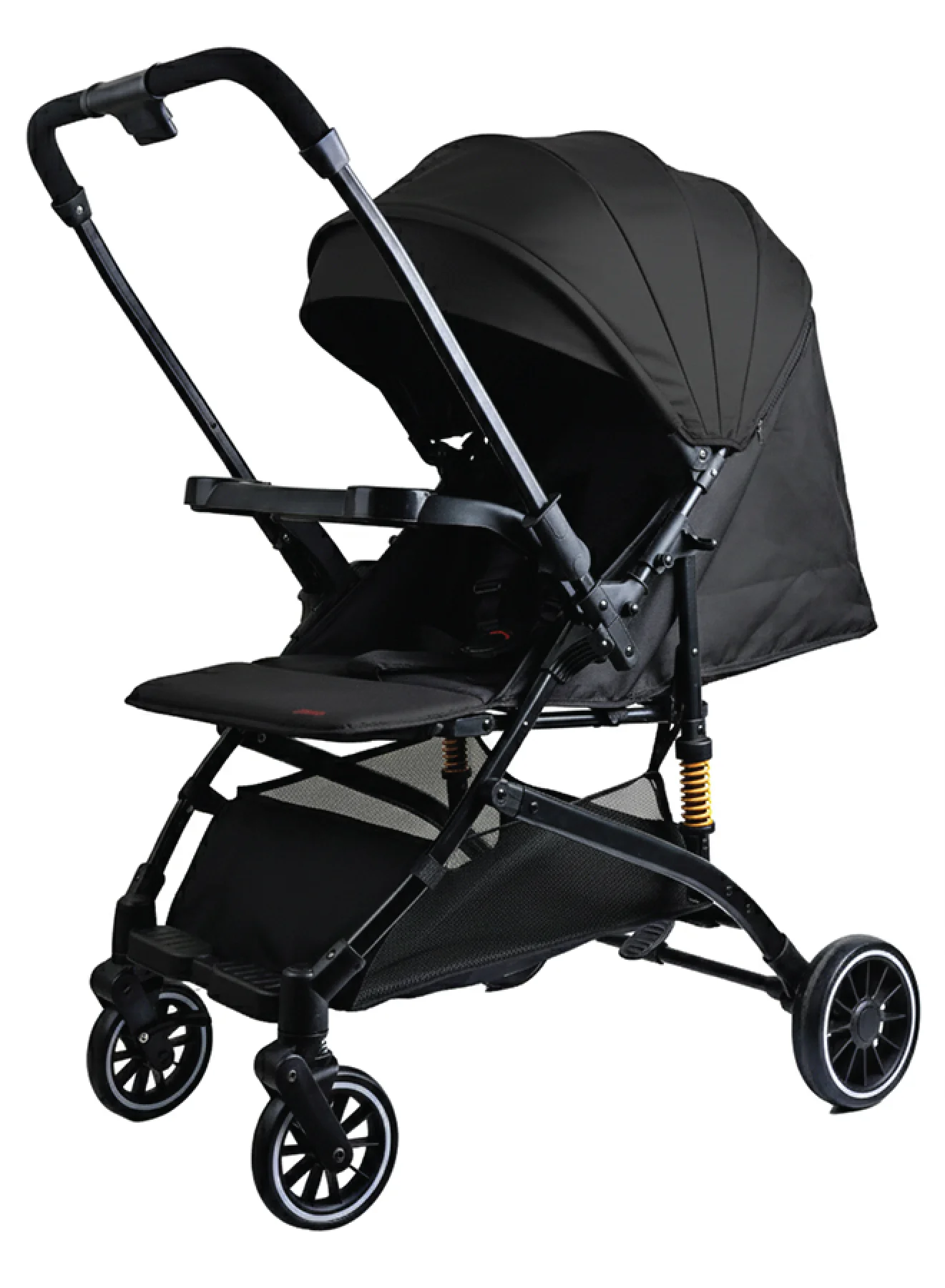 Zenito Lightweight Reversible Baby Stroller, Two-Way Push Travel Stroller with Adjustable Seat and Canopy (Grey, 6.5 kg) 4j4tq