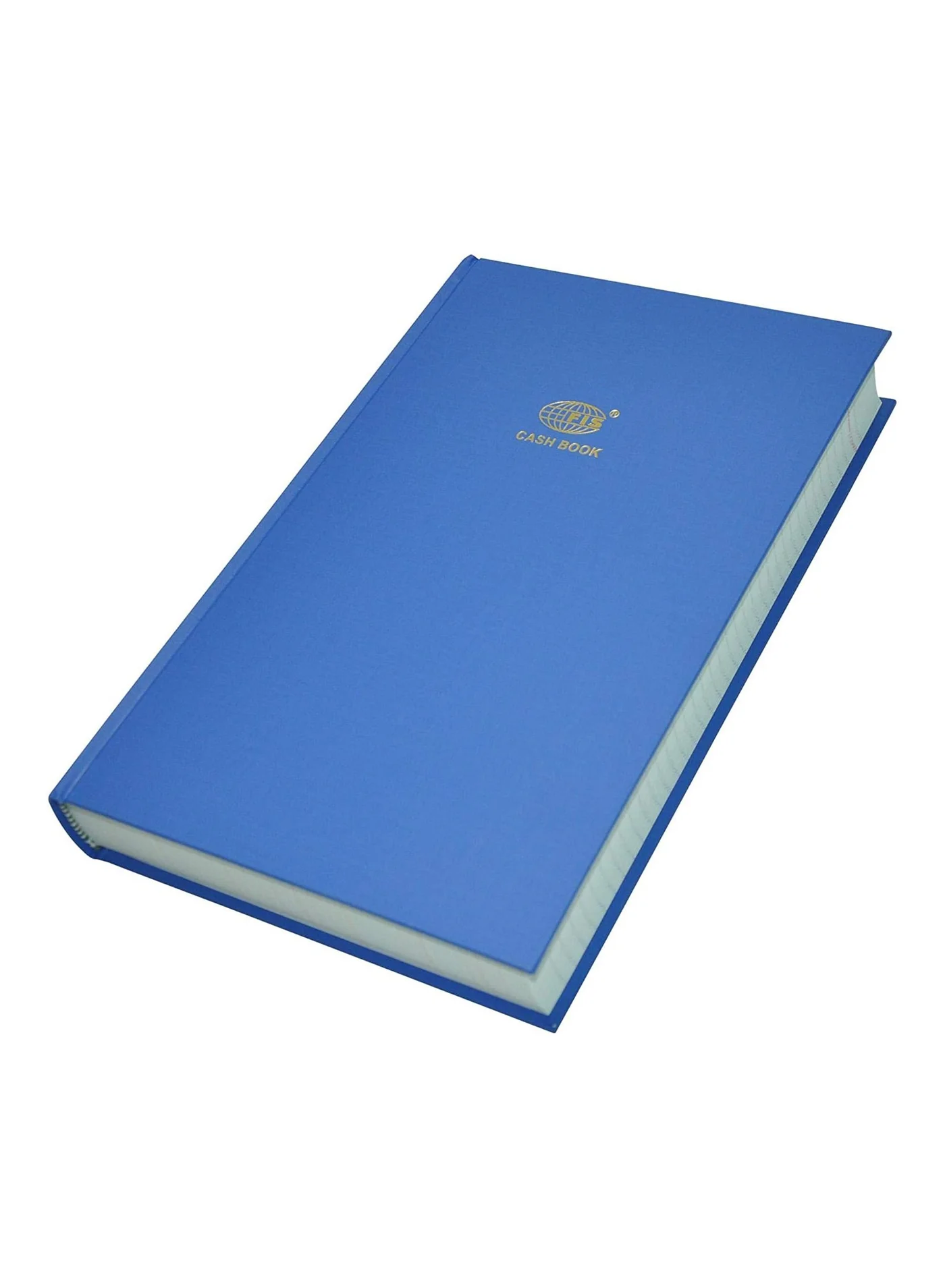 FIS Cash Book Azure Laid Ledger Paper (210 x 330 mm) 6 Quire Professional Accounting Record Book p1qrq