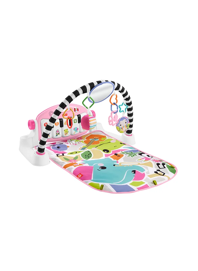 Premium Baby Activity Play Gym with Musical Piano and Sensory Toys (Pink, 70 cm x 45 cm) plbdu