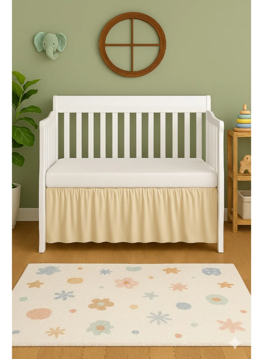 Harmony Home Gel Comfort Foam Crib Mattress Breathable Hypoallergenic Medium-Firm Support (70x130x12 cm) dyli3