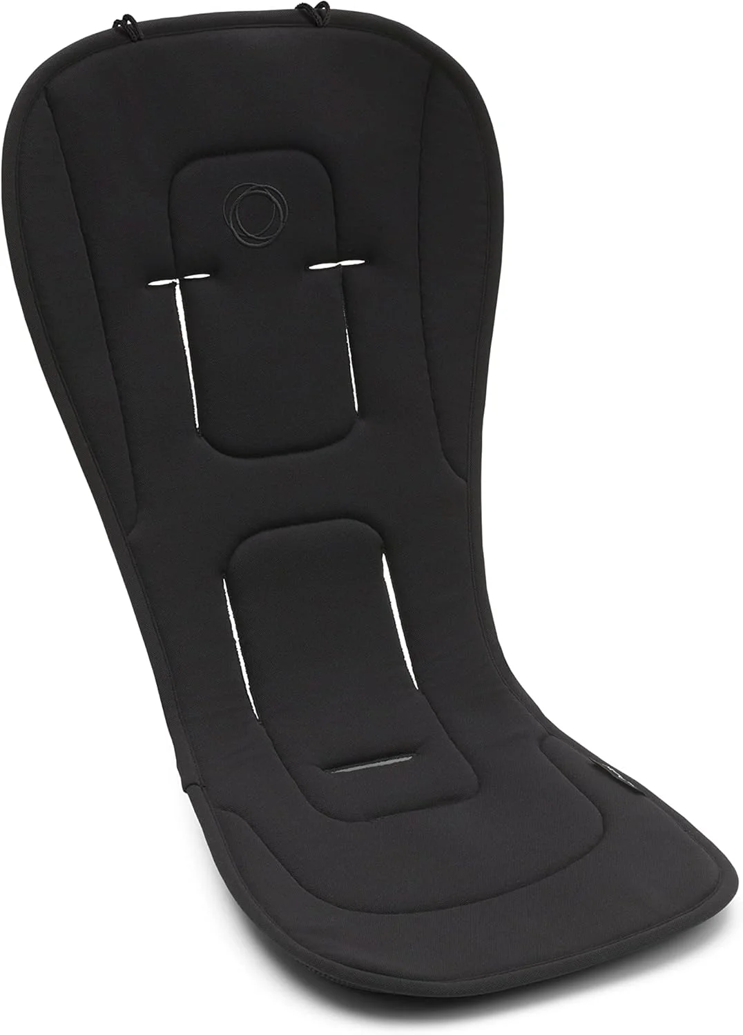 Premium Dual Comfort Stroller Seat Liner Breathable Reversible Pad (Midnight Black, 1 Pack) wbadz